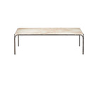 Currey and Company - 4000-0220 - Cocktail Table - Crema - Natural / Bronze