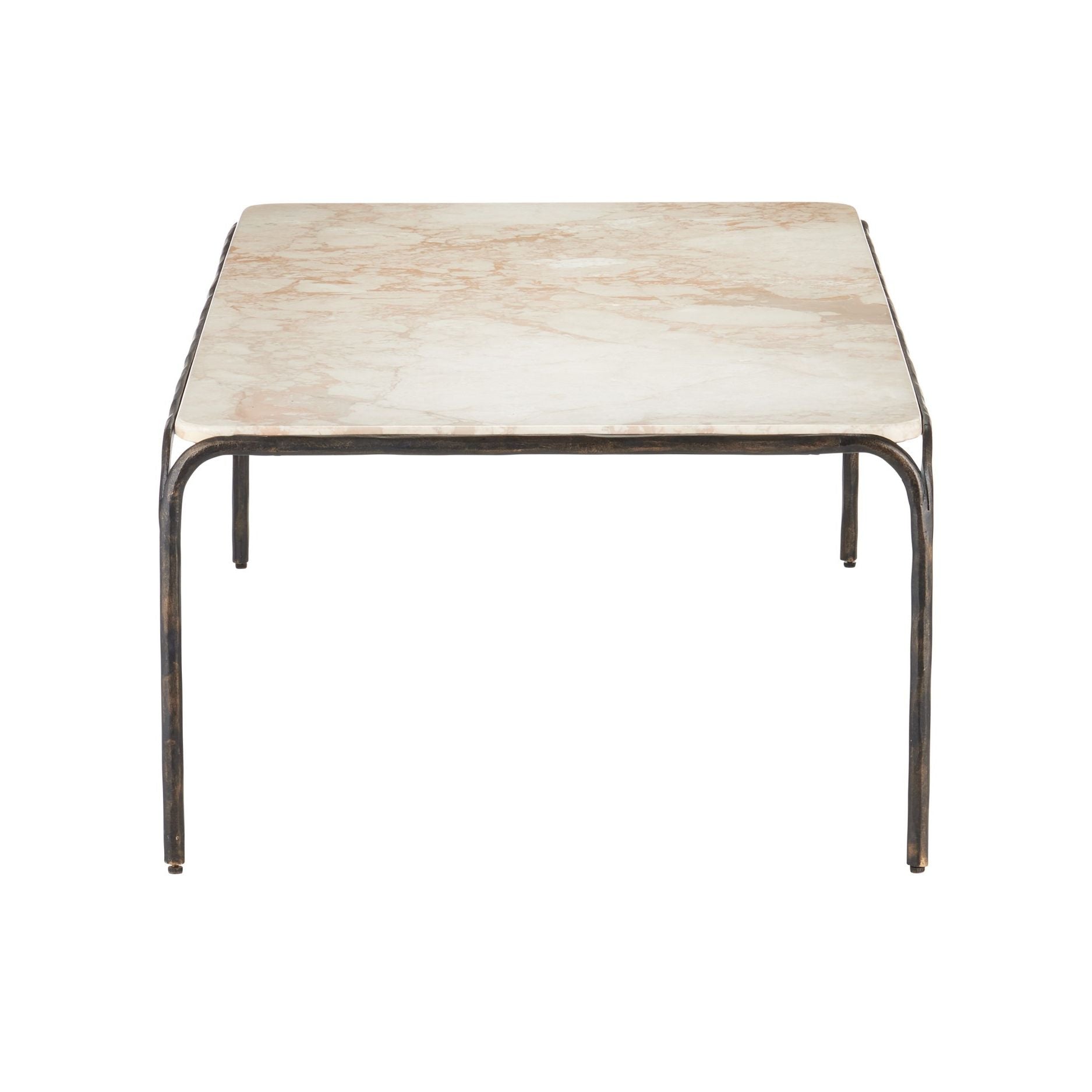 Currey and Company - 4000-0220 - Table basse - Crema - Naturel / Bronze