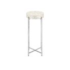 Currey and Company - 4000-0224 - Drinks Table - Gerri Dot - Natural / Polished Nickel