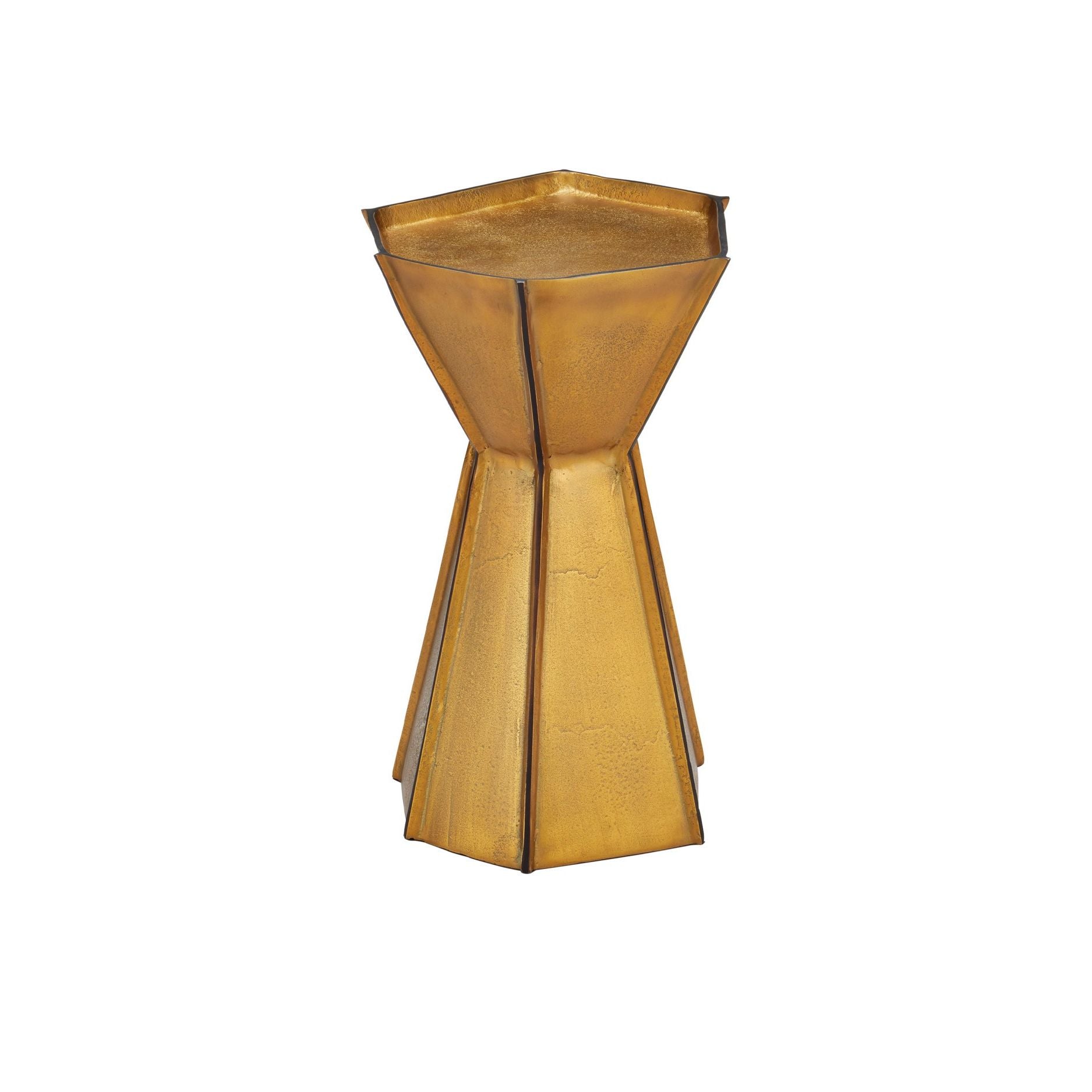 Currey and Company - 4000-0230 - Accent Table - Merola - Antique Brass / Bronze