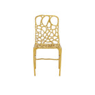 Currey and Company - 4000-0231 - Side Chair - Honeycomb - Gold