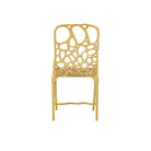 Currey and Company - 4000-0231 - Side Chair - Honeycomb - Gold