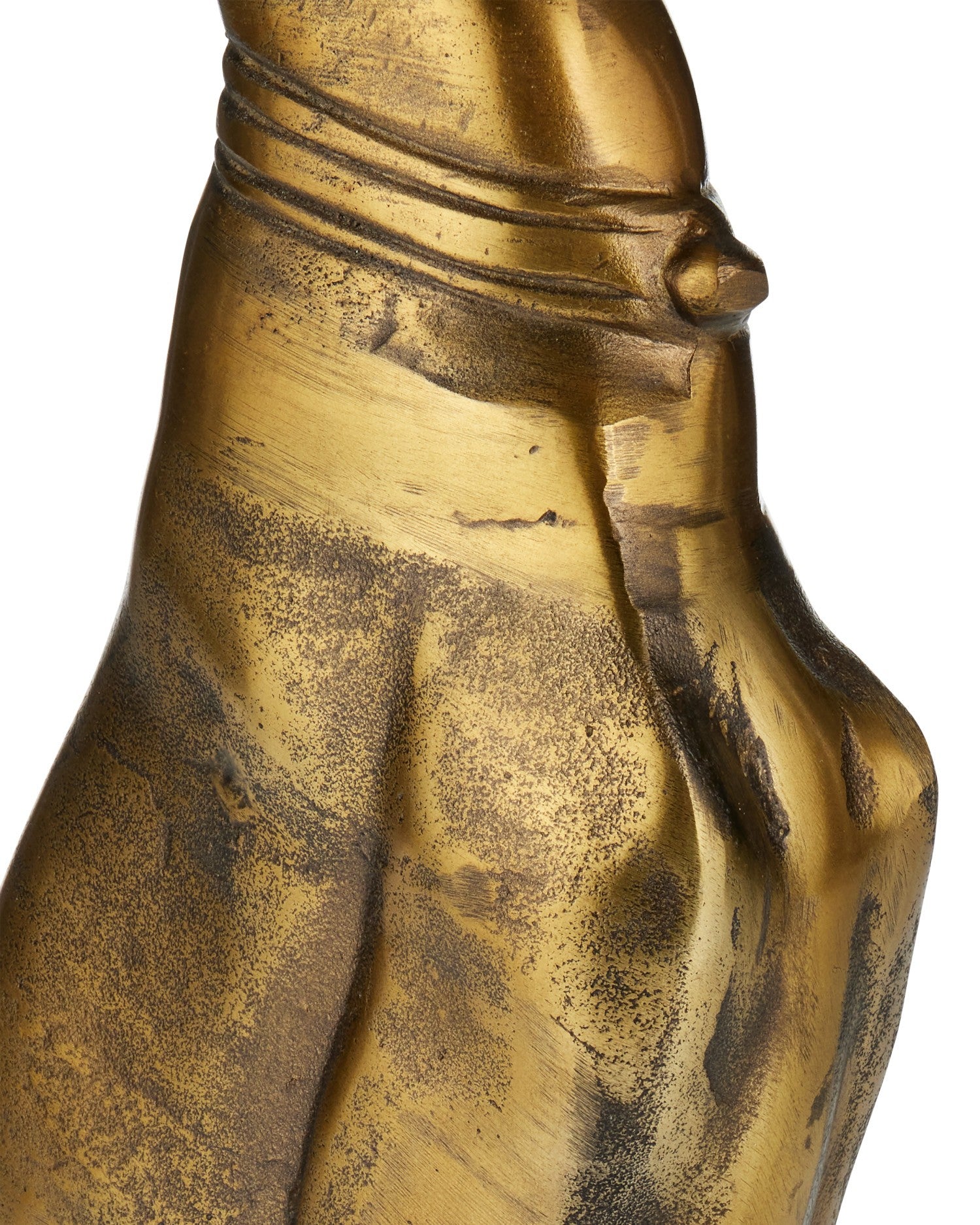 Currey and Company - 4000-0239 - Accent Table - Ballyregan Brass Accent Table - Antique Brass