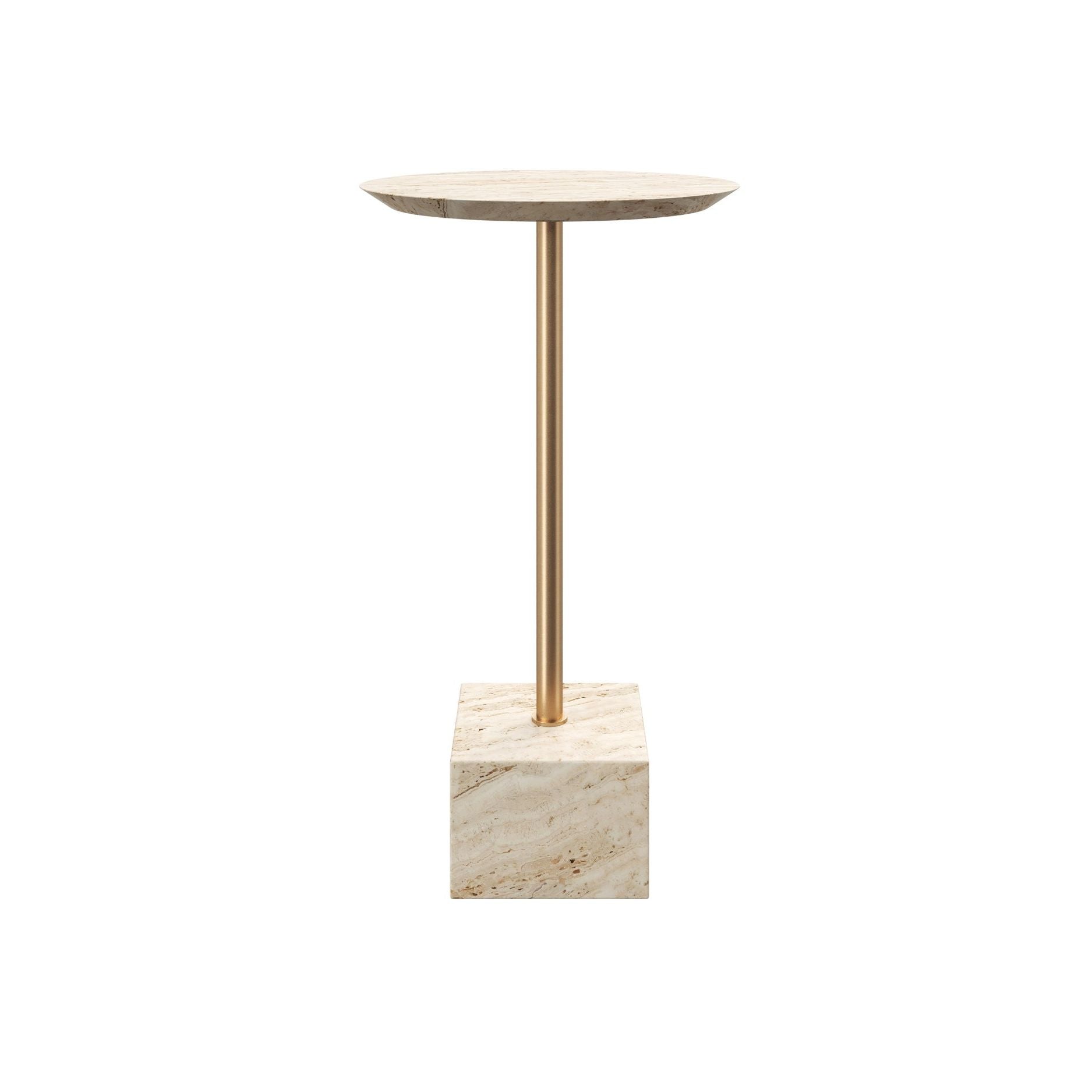 Currey and Company - 4000-0240 - Drinks Table - Prado - Natural / Polished Brass