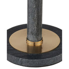 Currey and Company - 4000-0241 - Accent Table - Miles - Natural / Polished Brass