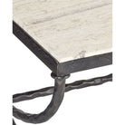 Currey and Company - 4000-0244 - Cocktail Table - Agora - Natural / Rustic Bronze