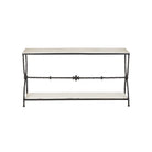 Currey and Company - 4000-0245 - Console Table - Agora - Natural / Rustic Bronze