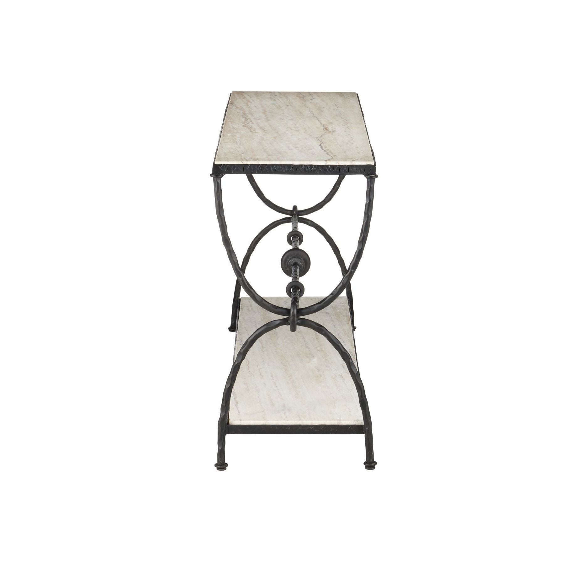 Currey and Company - 4000-0245 - Console - Agora - Bronze naturel/rustique