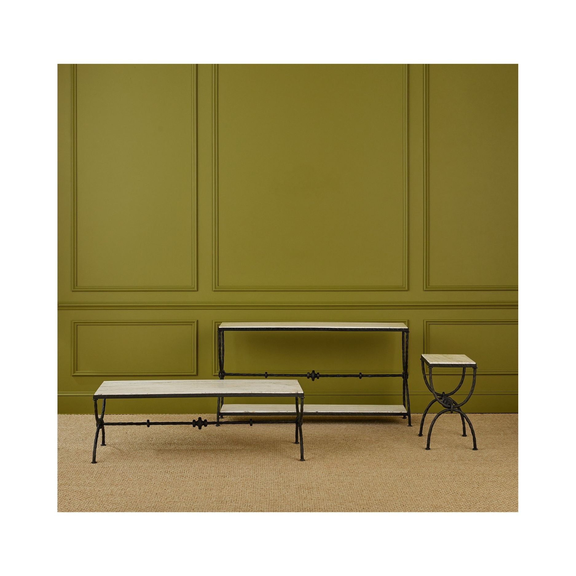Currey and Company - 4000-0245 - Console - Agora - Bronze naturel/rustique
