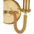 Currey and Company - 5000-0274 - Deux lumières Murale - Adala Brass Murale - Laiton naturel / brossé