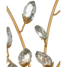 Currey and Company - 5000-0275 - Deux lumières Murale Myosotis - Transparent / Feuille d'or chinoise