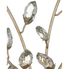 Currey and Company - 5000-0276 - Deux lumières Murale Myosotis - Feuille transparente/argentée