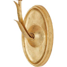 Currey and Company - 5000-0279 - One Light Wall Sconce - Marilee - Pink / Dutch Gold Leaf