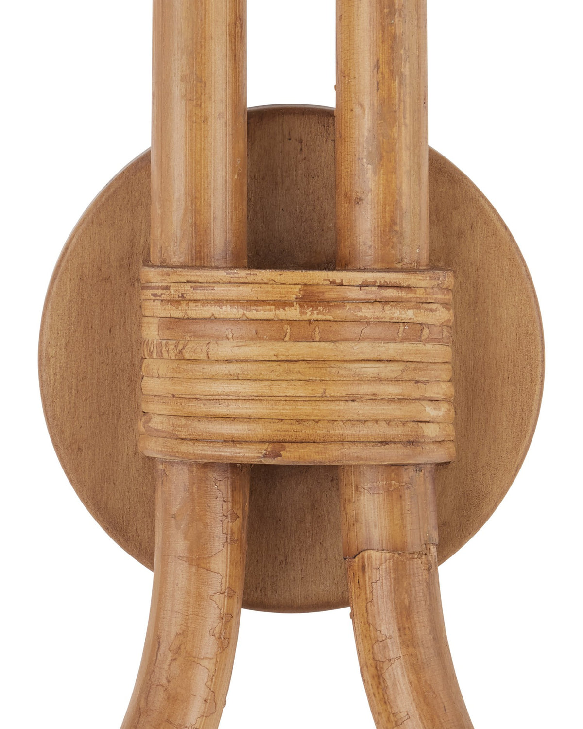 Currey and Company - 5000-0280 - Two Light Wall Sconce - Samsara - Natural / Saddle Tan