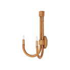 Currey and Company - 5000-0280 - Two Light Wall Sconce - Samsara - Natural / Saddle Tan