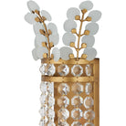 Currey and Company - 5000-0283 - Deux lumières Murale - Bradshaw - Dépoli / Transparent / Laiton