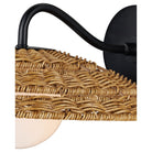 Currey and Company - 5500-0059 - Une lumière Murale - Barbarie - Naturel / Noir / Blanc givré