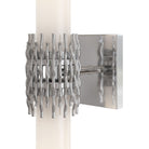 Currey and Company - 5800-0070 - Deux lumières Murale - Brietta - Blanc opaque / Nickel poli