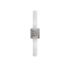 Currey and Company - 5800-0070 - Deux lumières Murale - Brietta - Blanc opaque / Nickel poli