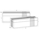 Arteriors - ARI23 - Boxes, Set of 2 - Kamira - Whitewash