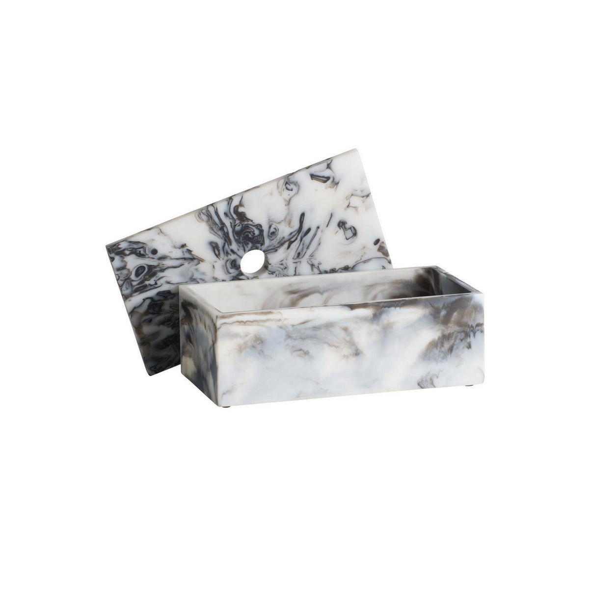 Arteriors - ARS07 - Boxes, Set of 2 - Kayce - Black & White