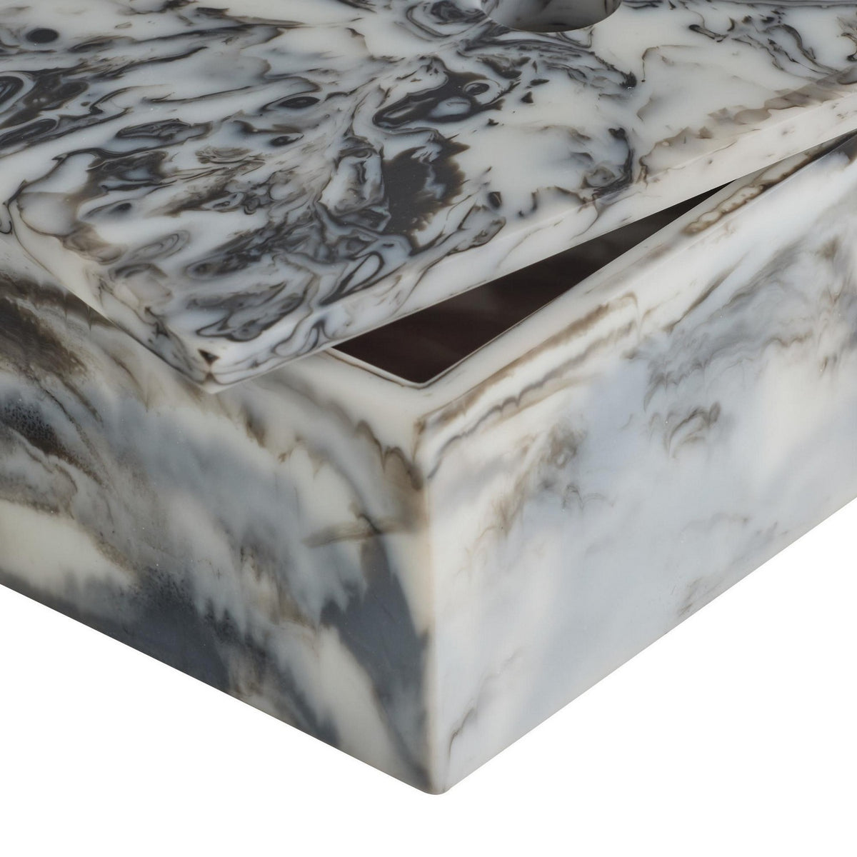 Arteriors - ARS07 - Boxes, Set of 2 - Kayce - Black & White