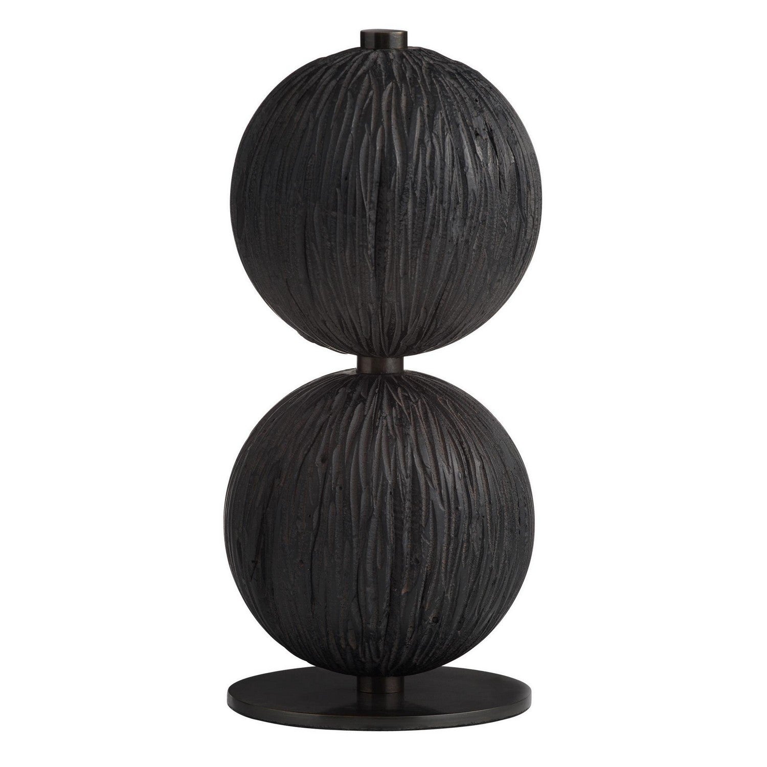 Arteriors - ASC33 - Sculptures, Ensemble de 3 - Kyros - Ébène