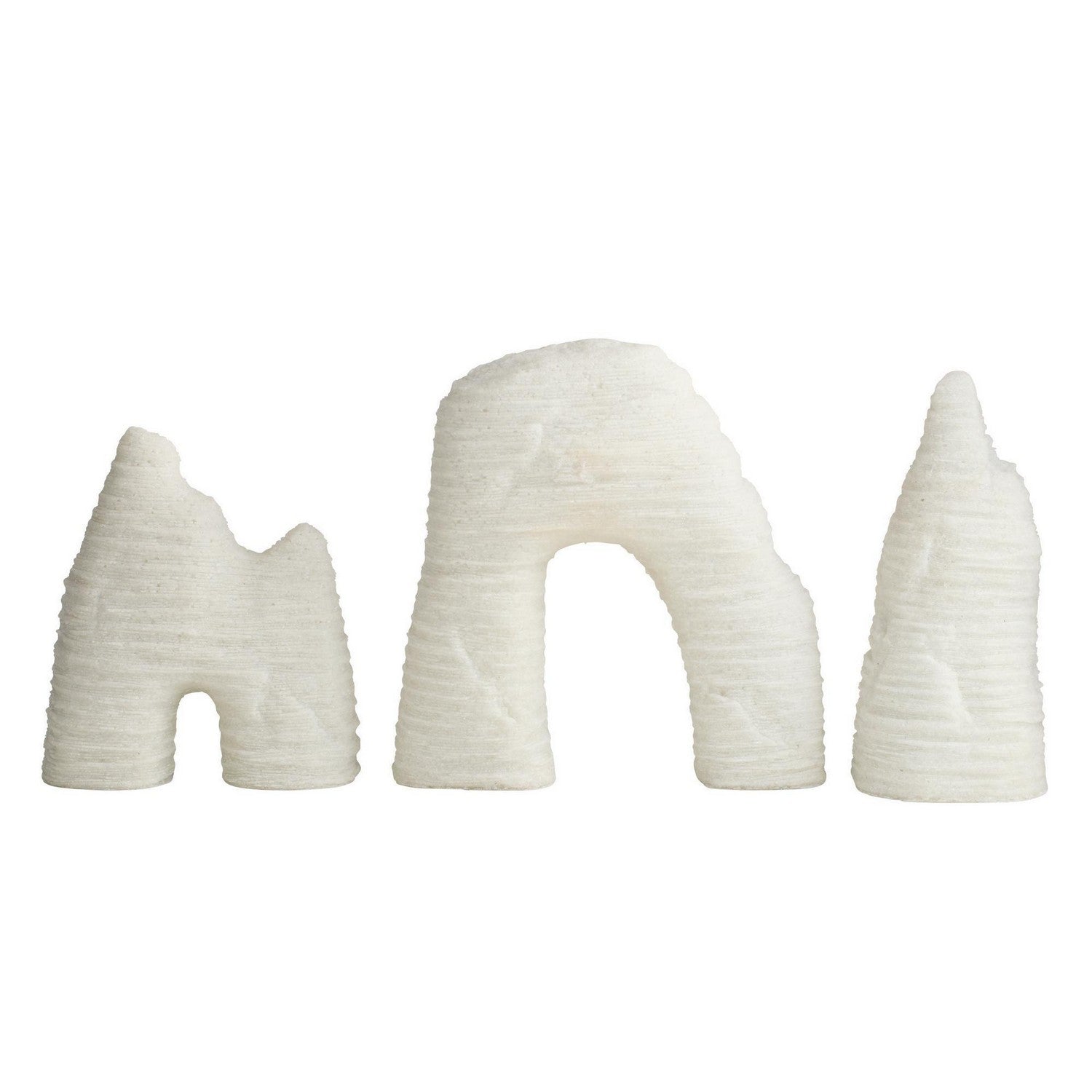 Arteriors - ASC36 - Sculptures, Set of 3 - Isla - Ivory