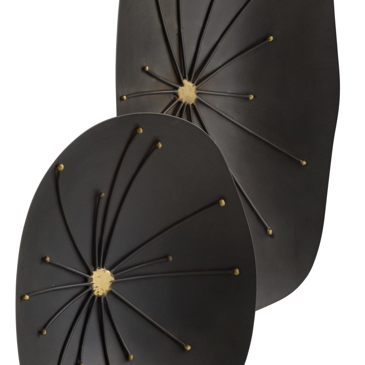Arteriors - ASI11 - Sculptures, Set of 2 - Jura - Natural Iron