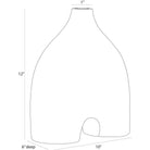 Arteriors - ASS05 - Sculpture - Jeffrey - Gris anthracite mat