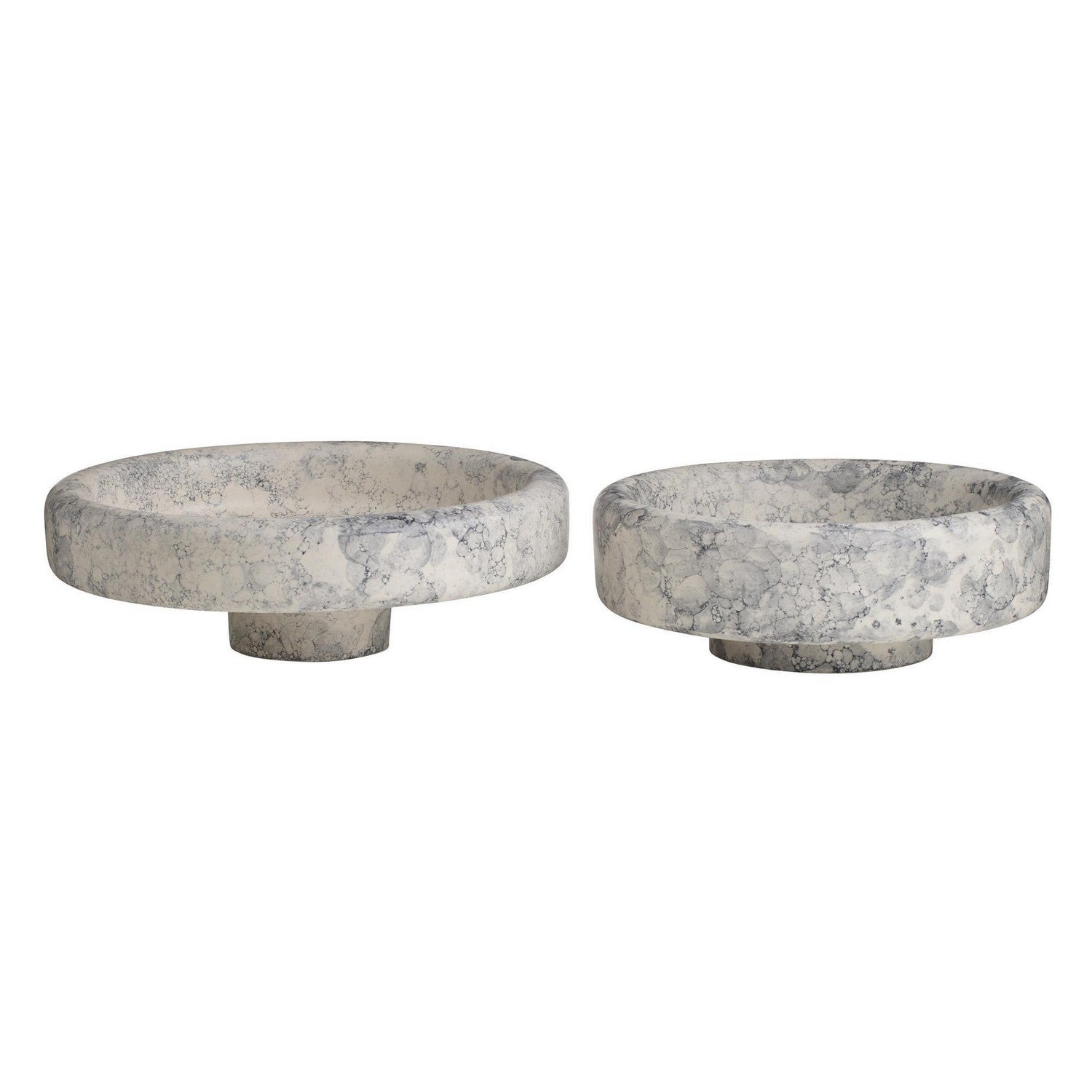 Arteriors - ATE04 - Centres de table, lot de 2 - Izzy - Nuage d'orage