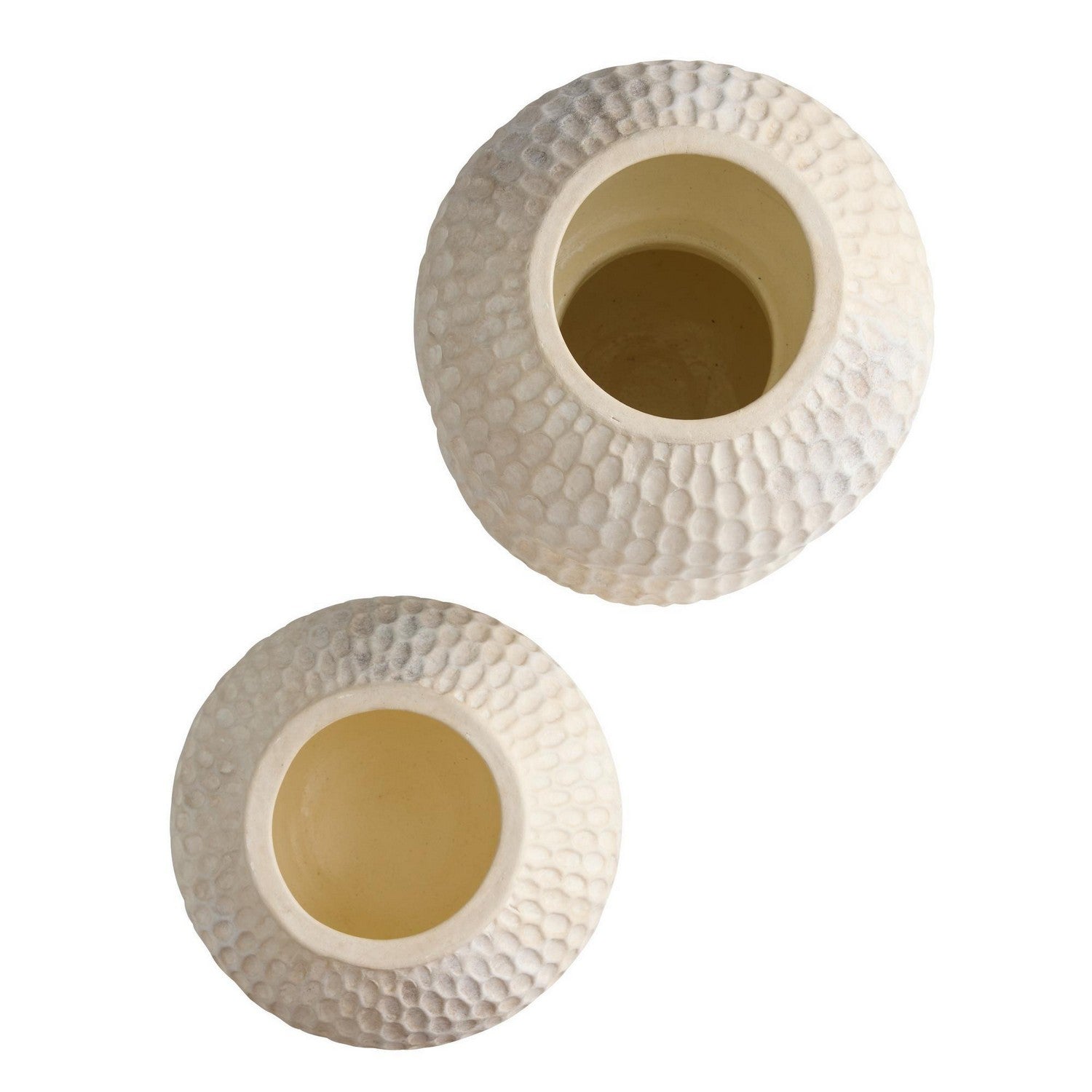 Arteriors - AVS13 - Vases, lot de 2 - Kayli - Coquille d'œuf