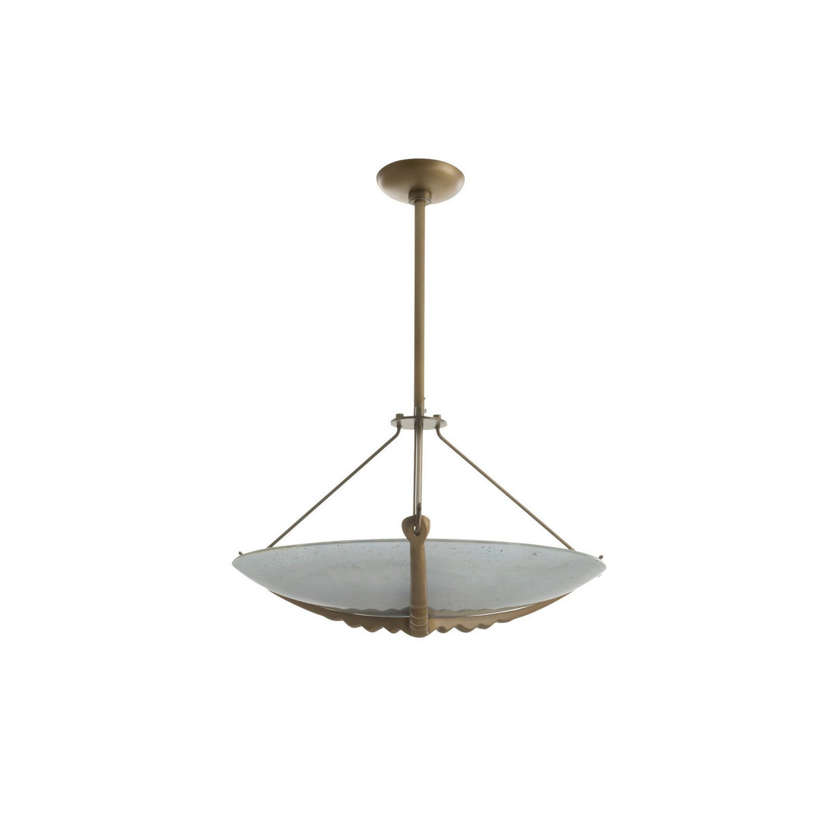 Arteriors - DFI08 - Three Light Semi-Flush Mount - Karlsen - Frosted
