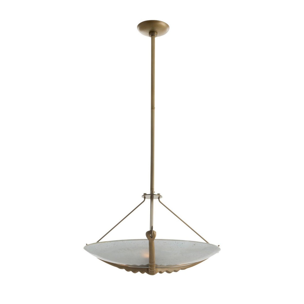Arteriors - DFI08 - Three Light Semi-Flush Mount - Karlsen - Frosted