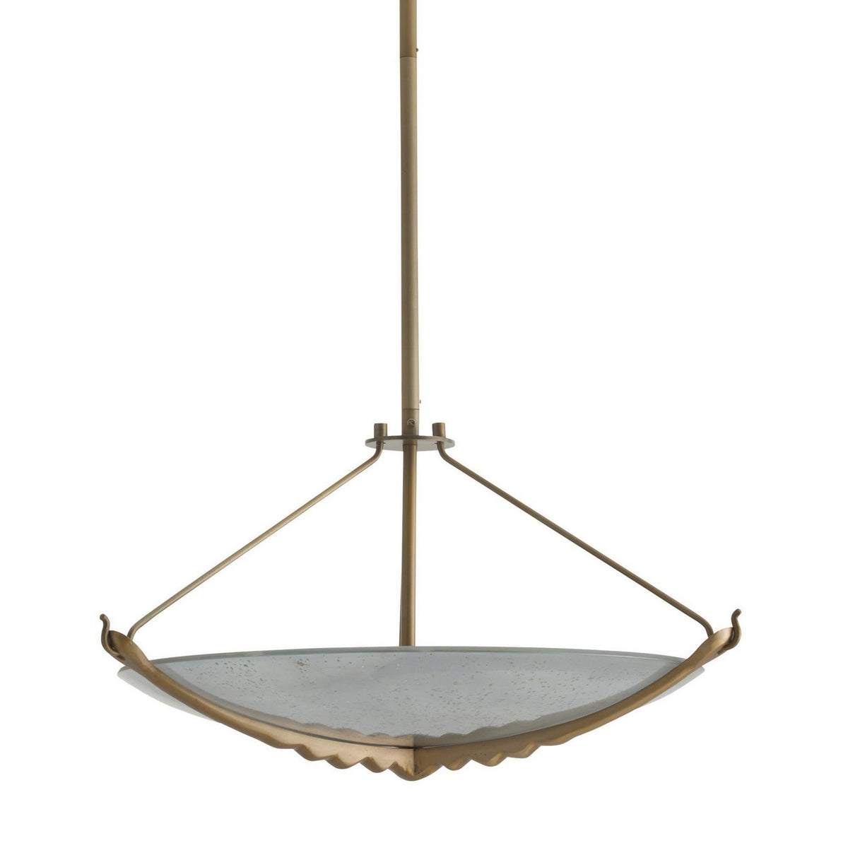 Arteriors - DFI08 - Three Light Semi-Flush Mount - Karlsen - Frosted