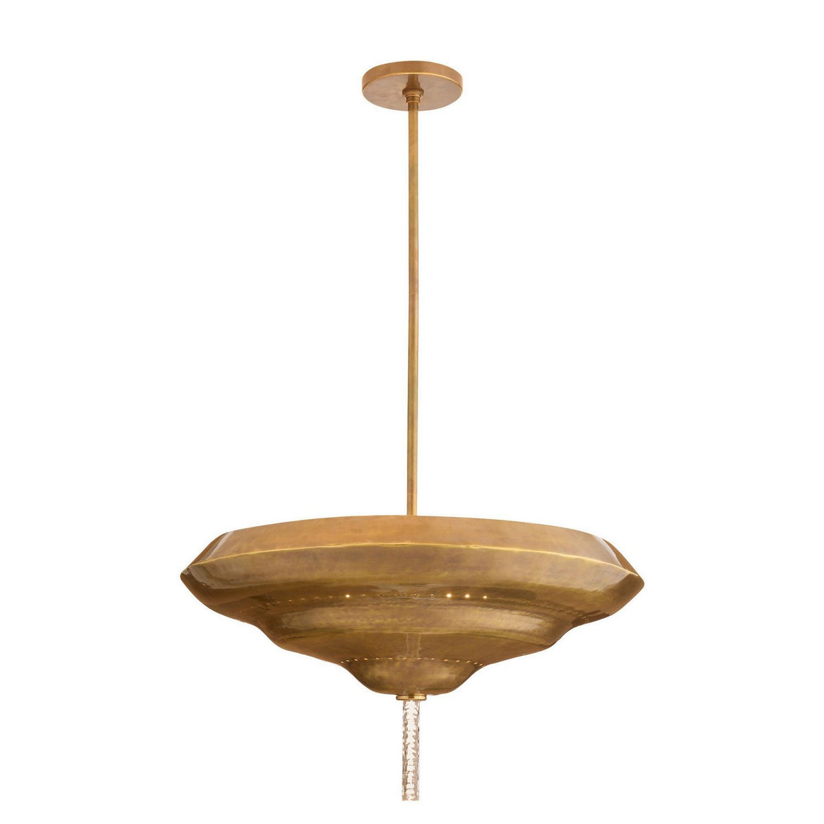 Arteriors - DFI09 - Deux lumières semi-Plafonnier - Istanbul - Laiton antique