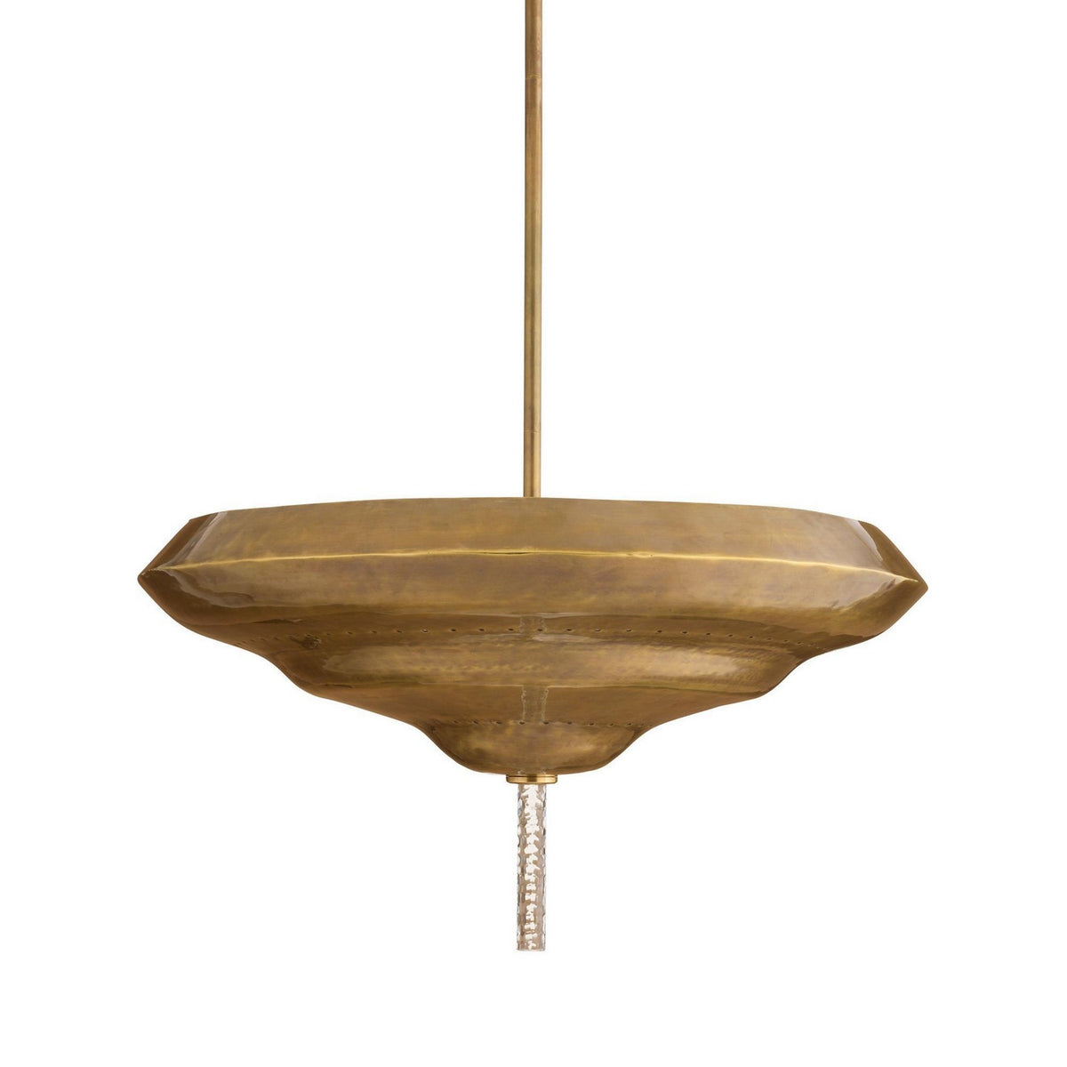 Arteriors - DFI09 - Deux lumières semi-Plafonnier - Istanbul - Laiton antique