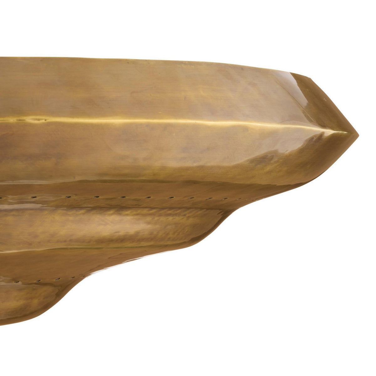 Arteriors - DFI09 - Deux lumières semi-Plafonnier - Istanbul - Laiton antique
