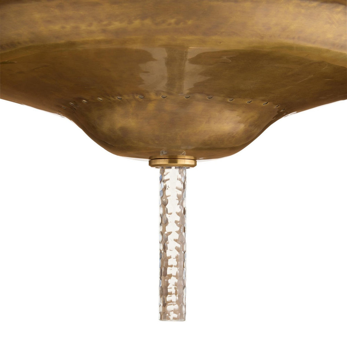 Arteriors - DFI09 - Deux lumières semi-Plafonnier - Istanbul - Laiton antique