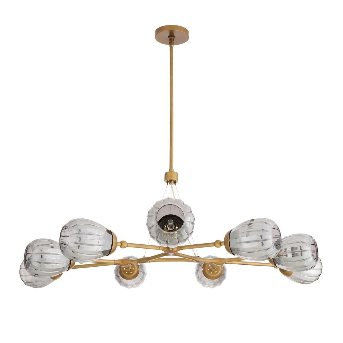 Arteriors - DLC38 - Nine Light Chandelier - Smyth - Smoke Luster