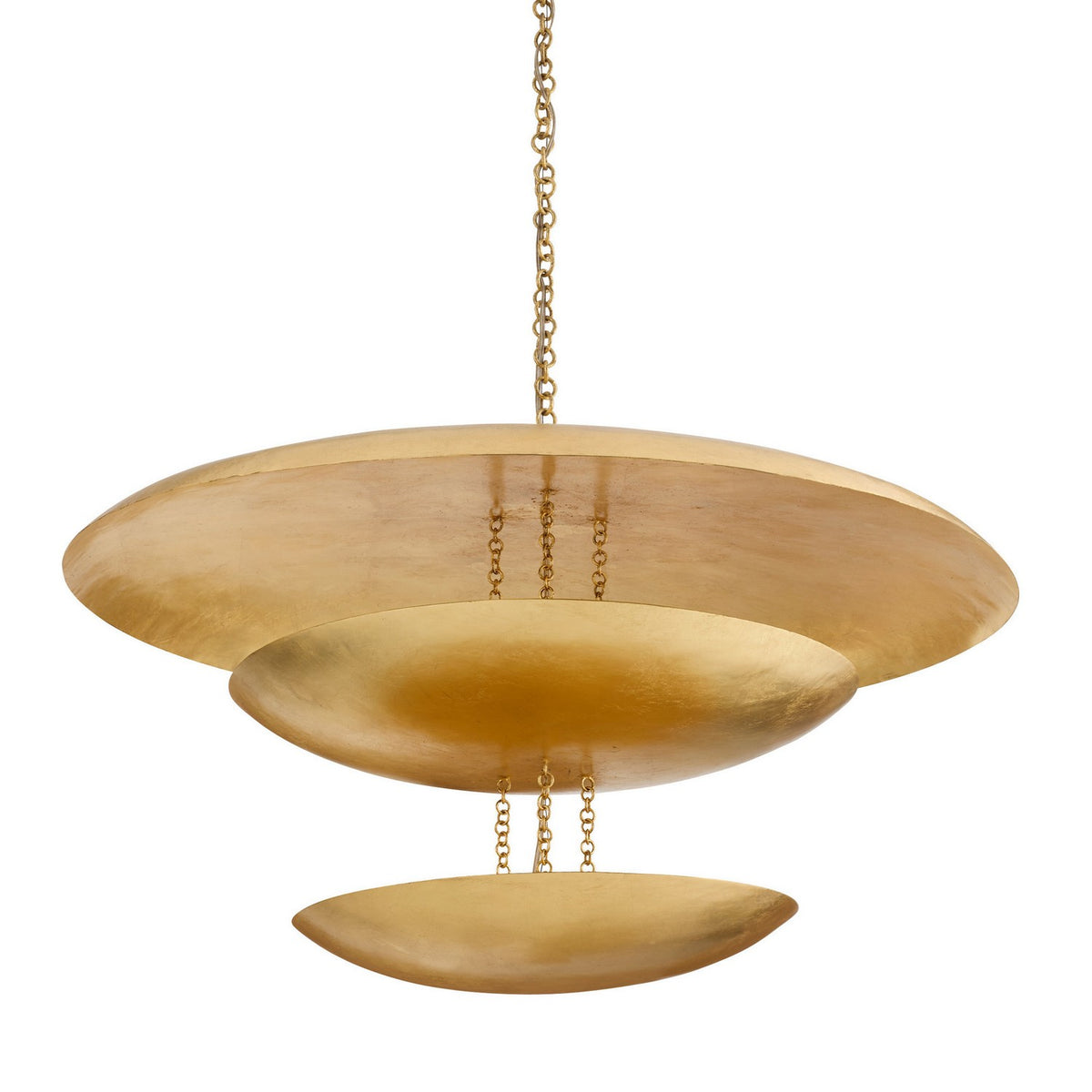 Arteriors - DLI07 - Six Lumières Suspendu - Florko - Feuille d'or