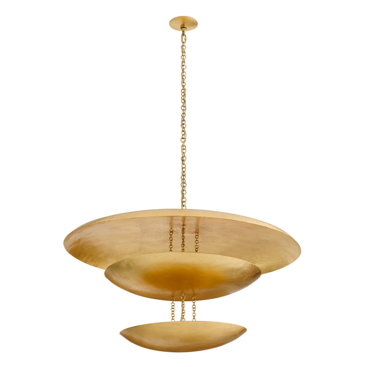 Arteriors - DLI07 - Six Lumières Suspendu - Florko - Feuille d'or