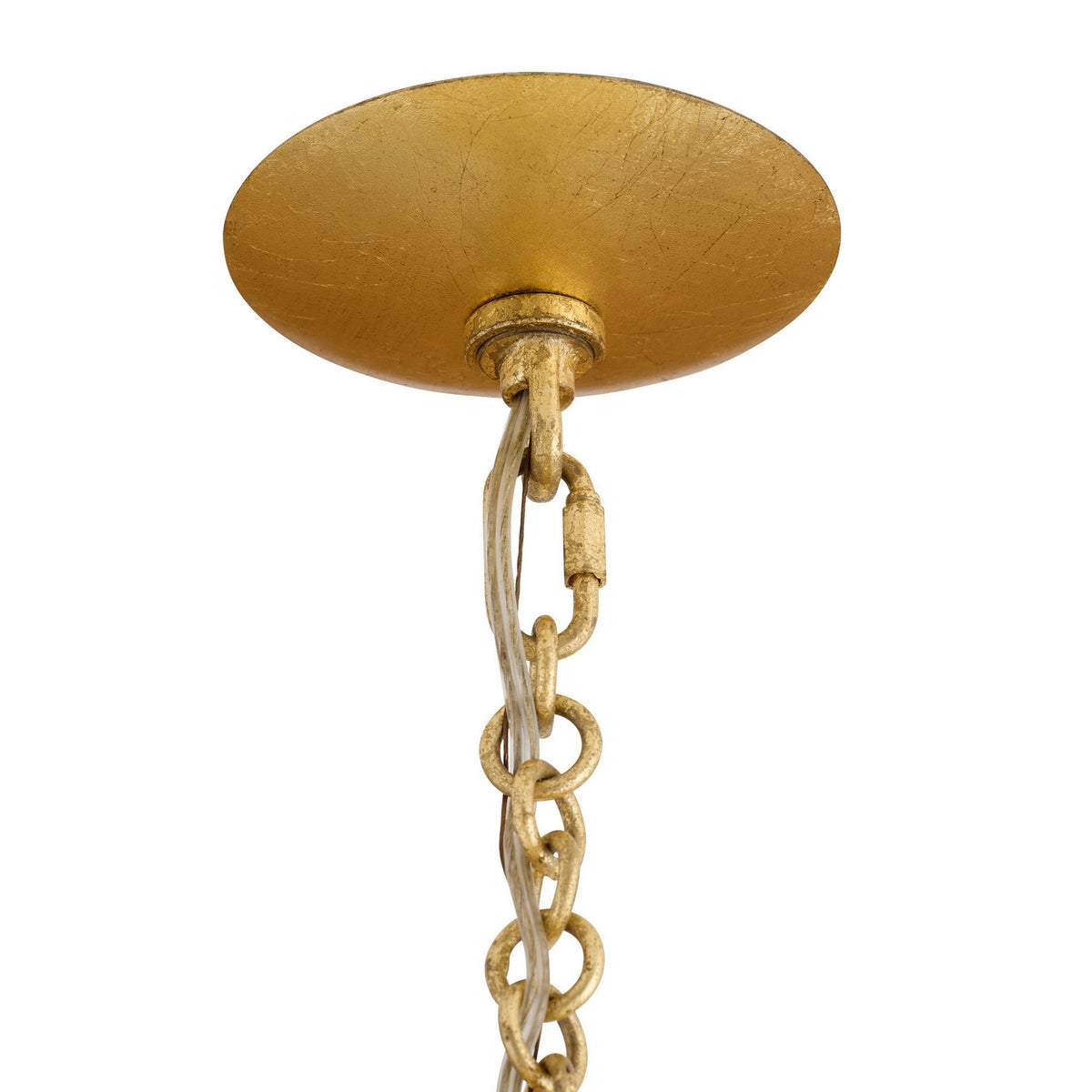 Arteriors - DLI07 - Six Lumières Suspendu - Florko - Feuille d'or
