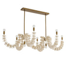 Arteriors - DLS16 - Huit lumières linéaires Suspendu - Kalama - Ivoire