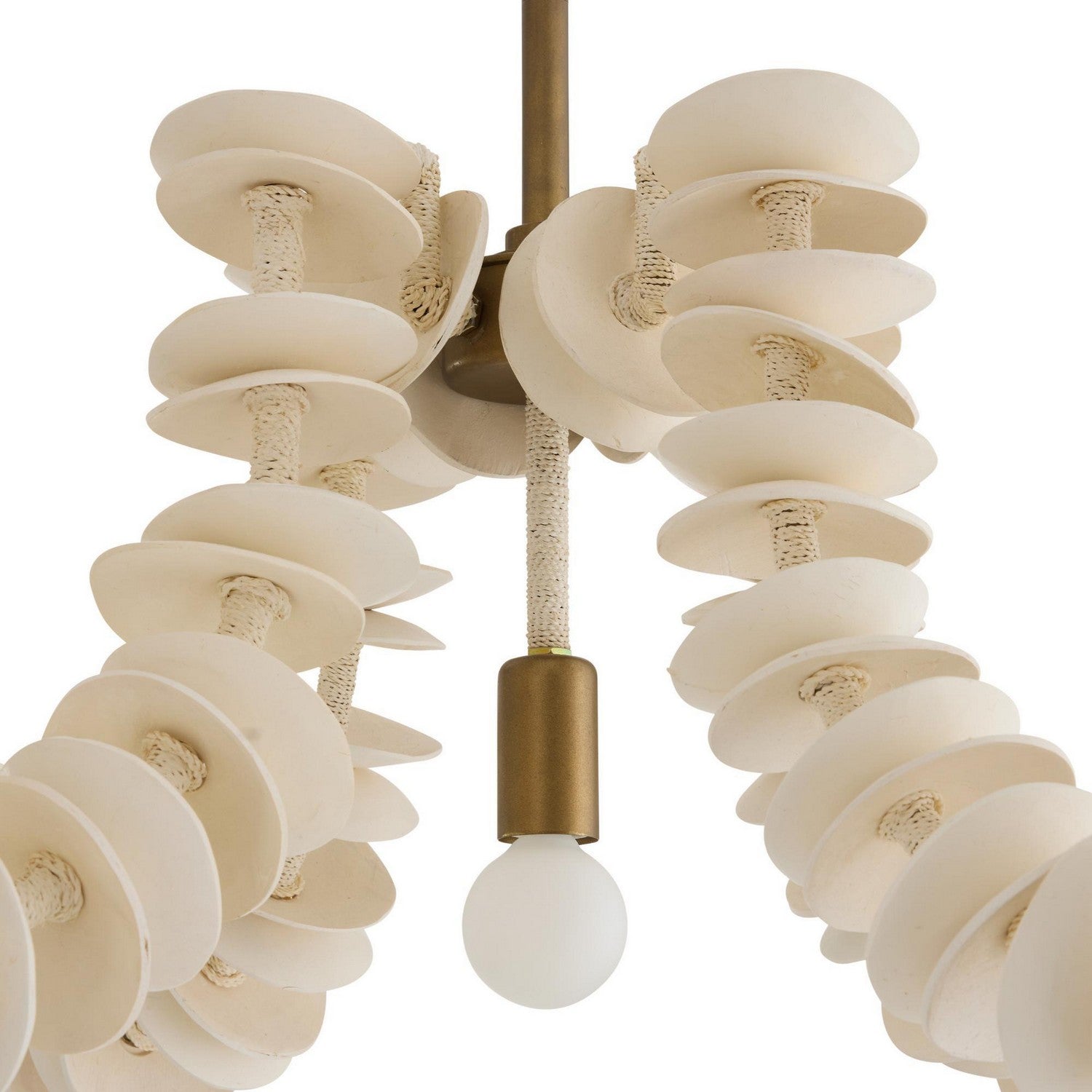 Arteriors - DLS16 - Huit lumières linéaires Suspendu - Kalama - Ivoire