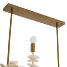 Arteriors - DLS16 - Huit lumières linéaires Suspendu - Kalama - Ivoire