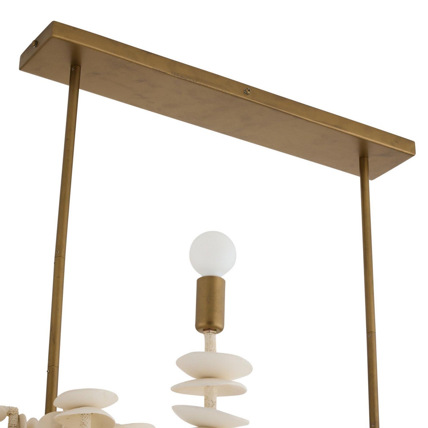 Arteriors - DLS16 - Huit lumières linéaires Suspendu - Kalama - Ivoire
