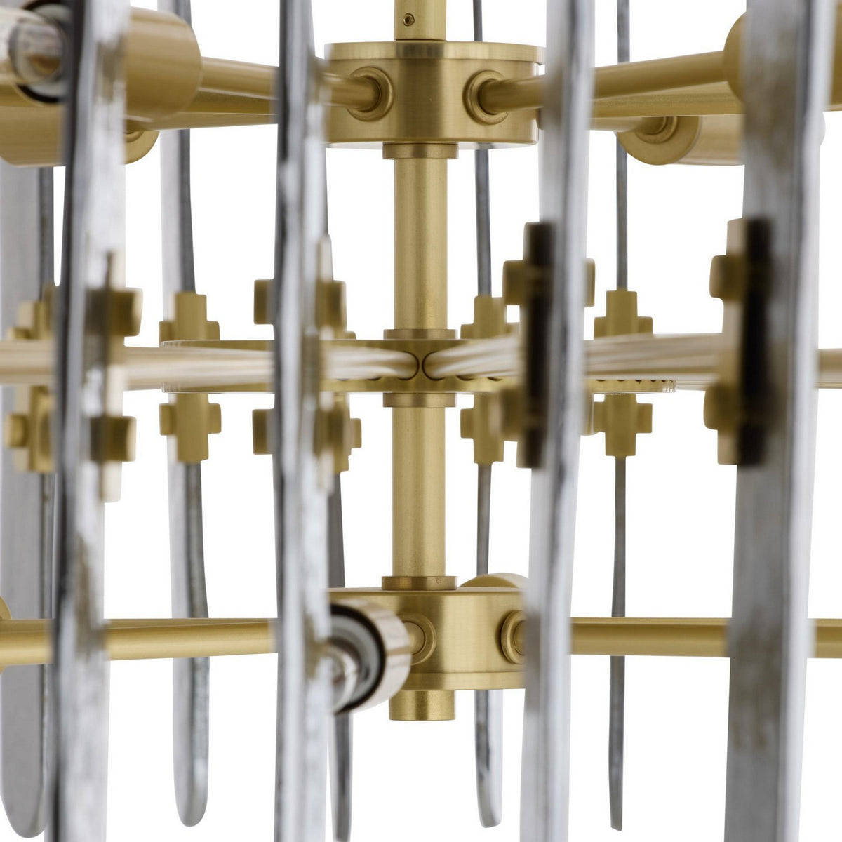 Arteriors - DMC32 - 12 Light Chandelier - Klaus - Smoke
