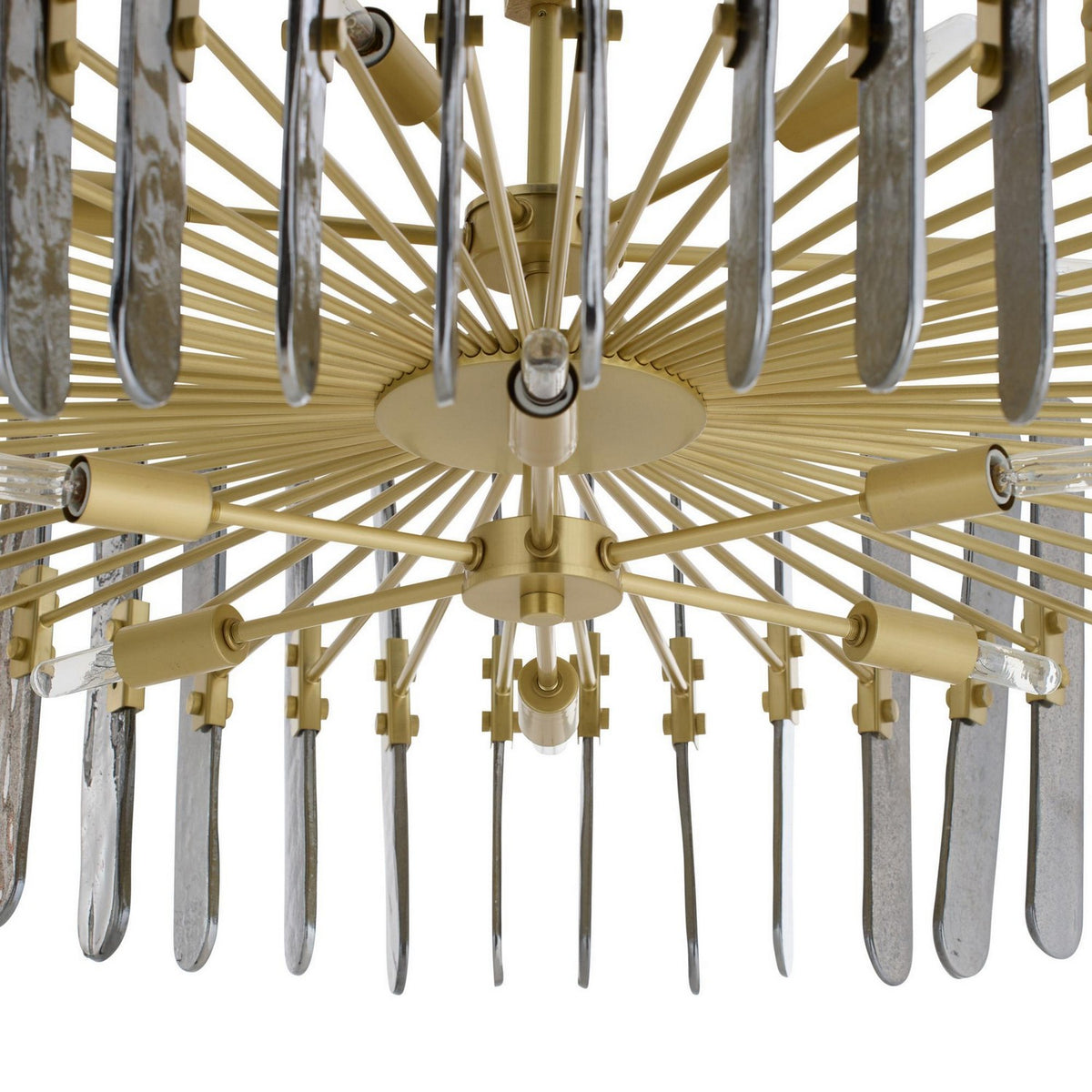 Arteriors - DMC32 - 12 Light Chandelier - Klaus - Smoke