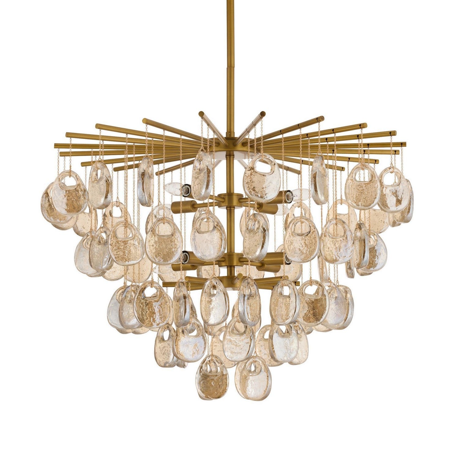 Arteriors - DMC33 - Huit Lumières Suspendu - Jacqueline - Ambre